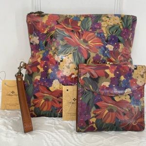 Patricia Nash Citrus Sunrise * Valerie* Wristlet & * Reiti* Wallet Set! NWT